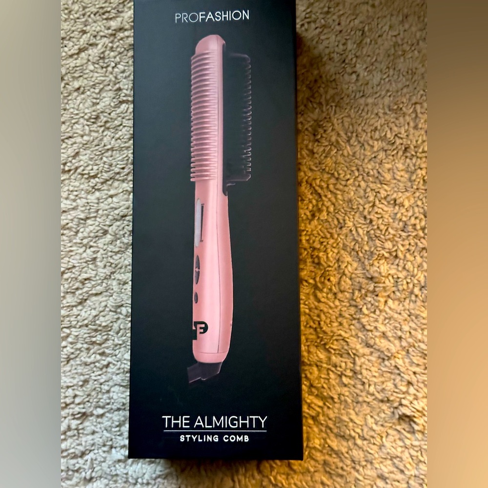 New in box pro fashion / profashion styling comb flat iron